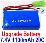 PXtoys 9300 Spare parts-32-01 Upgrade 7.4V 1100mah 20C Battery(1pcs),PXtoys 9300 RC Car Parts,PXtoys 9300 RC Truck Spare parts Accessories,1:18 4WD High Speed Buggy Parts